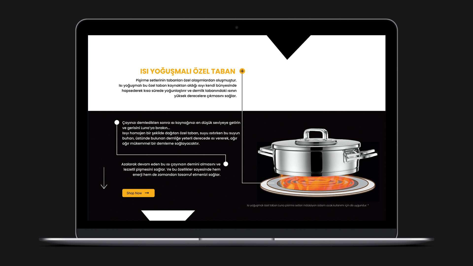 Luna Cookware web sitesi — ekran 3